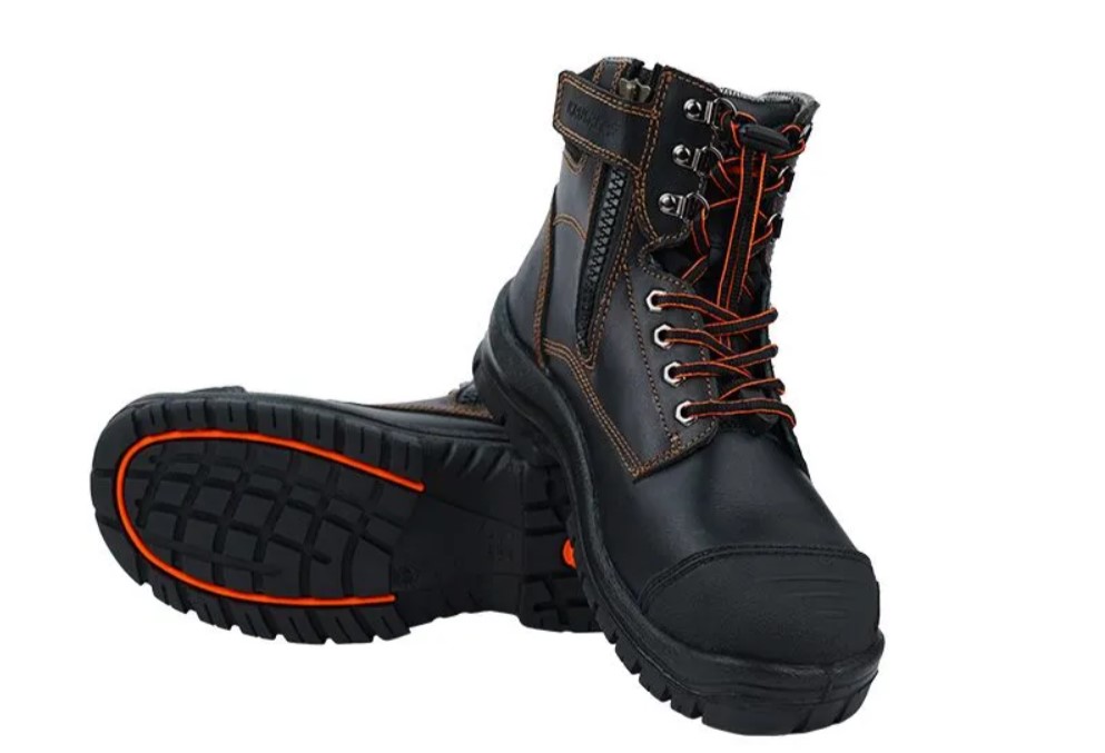 GRASBERG 6” Zip-sided Mining Boot with Scuff Cap